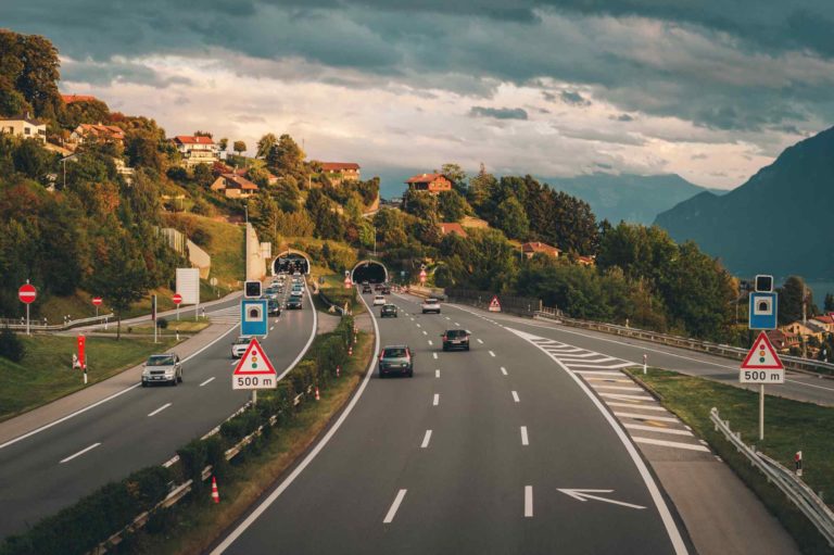 autoroute suisse près de Genève