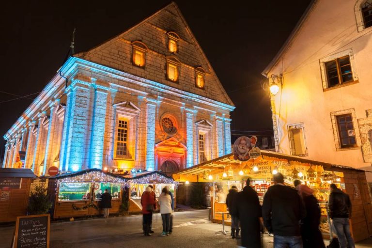 Marché de noël à Montbéliard, France